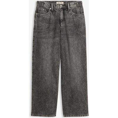 bonprix Loose Straight Jeans Mid Waist, cropped bonprix Loose Straight Jeans Mid Waist, cropped