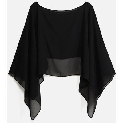 bonprix Cape i följsam chiffong bonprix Cape i följsam chiffong