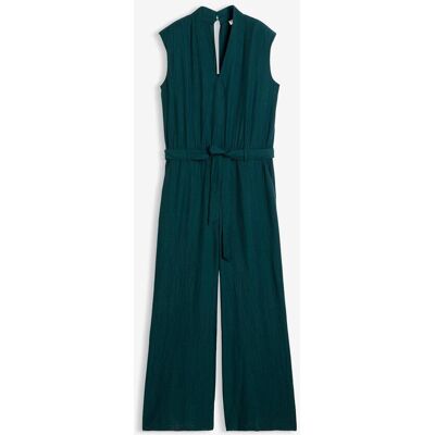 bonprix Jumpsuit av viskos, med skålkrage bonprix Jumpsuit av viskos, med skålkrage