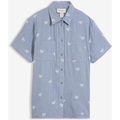 bonprix Kortärmad muslinblus bonprix Kortärmad muslinblus