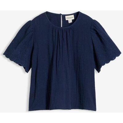 bonprix Kortärmad blus i luftig muslin bonprix Kortärmad blus i luftig muslin