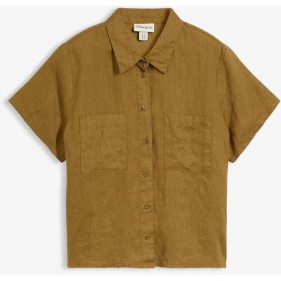 bonprix Kortärmad linneblus bonprix Kortärmad linneblus
