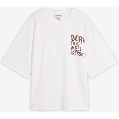 bonprix T-shirt i oversizemodell av ekologisk bomull bonprix T-shirt i oversizemodell av ekologisk bomull
