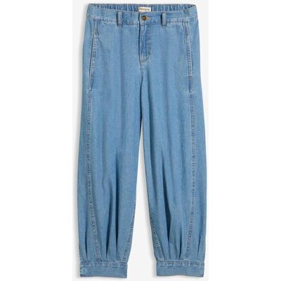 bonprix Tunna ballongjeans med Mid Waist, resårmidja bonprix Tunna ballongjeans med Mid Waist, resårmidja