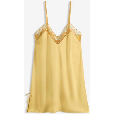 bonprix Negligé i satin med skirt broderi bonprix Negligé i satin med skirt broderi