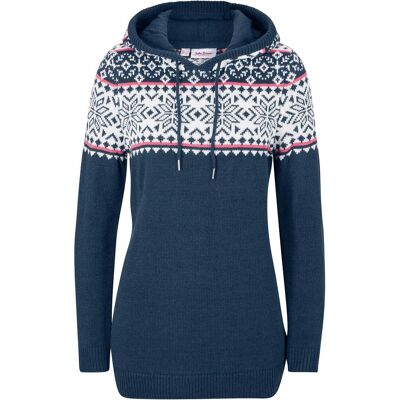 bonprix Stickad tröja med luva bonprix Stickad tröja med luva