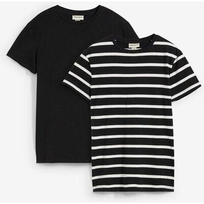 bonprix T-shirt av ren ekologisk bomull (2-pack) bonprix T-shirt av ren ekologisk bomull (2-pack)
