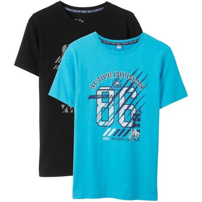 bonprix T-shirt för barn (2-pack), ekologisk bomull bonprix T-shirt för barn (2-pack), ekologisk bomull