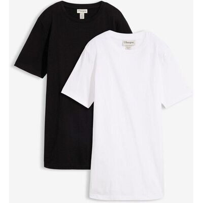 bonprix Lång topp i ekologisk bomull (2-pack) bonprix Lång topp i ekologisk bomull (2-pack)