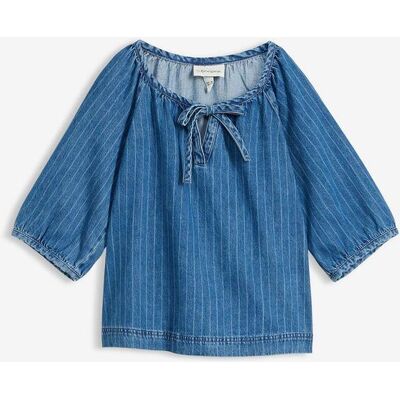 bonprix Jeansblus i bomull bonprix Jeansblus i bomull