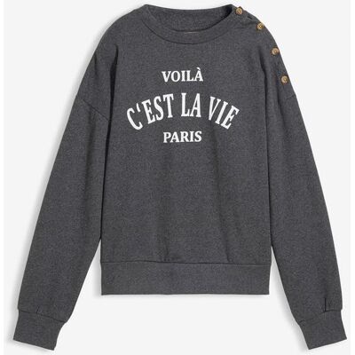 bonprix Sweatshirt av bomullsmix bonprix Sweatshirt av bomullsmix