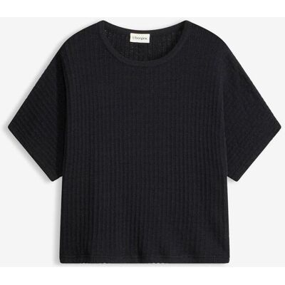 bonprix Stickad jumper i luftig linnemix bonprix Stickad jumper i luftig linnemix