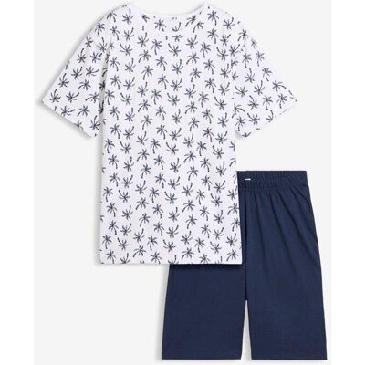 bonprix Pyjamas med shorts, av bomull, 2 delar bonprix Pyjamas med shorts, av bomull, 2 delar