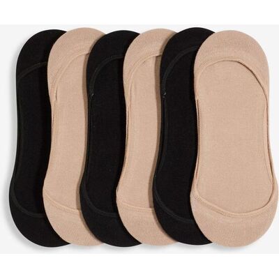 bonprix Tåstrumpor, perfekta för ballerinaskor (6 par) bonprix Tåstrumpor, perfekta för ballerinaskor (6 par)