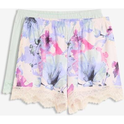 bonprix Pyjamasshorts (2-pack) i mjuk viskosmix bonprix Pyjamasshorts (2-pack) i mjuk viskosmix