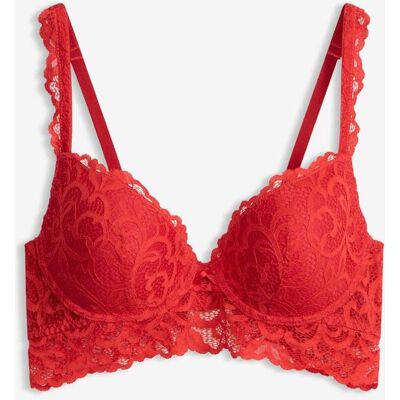 bonprix Push up-BH av mjuk spets bonprix Push up-BH av mjuk spets