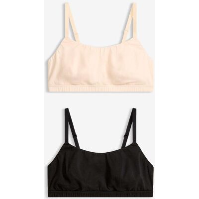 bonprix Bralette utan bygel, med bomull (2-pack) bonprix Bralette utan bygel, med bomull (2-pack)