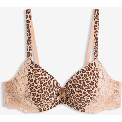 bonprix Formpressad BH med leopardmönster bonprix Formpressad BH med leopardmönster