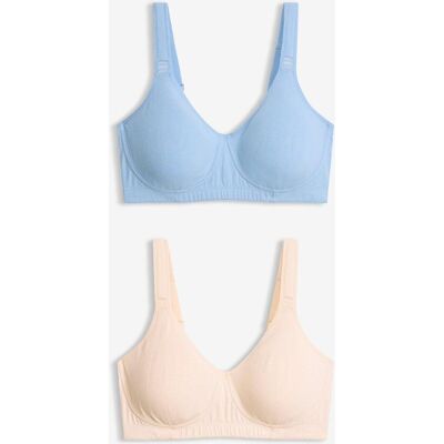 bonprix T-shirtbehå utan bygel med bomull (2-pack) bonprix T-shirtbehå utan bygel med bomull (2-pack)