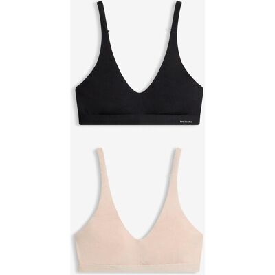 bonprix Feel Comfort-bralette av mjuk modal (2-pack) bonprix Feel Comfort-bralette av mjuk modal (2-pack)