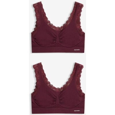 bonprix Sömlös BH-topp från Feel Comfort (2-pack) bonprix Sömlös BH-topp från Feel Comfort (2-pack)