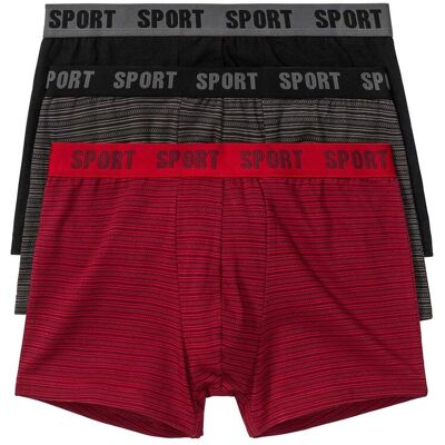 bonprix Boxershorts med bomull, tajta (3-pack) bonprix Boxershorts med bomull, tajta (3-pack)