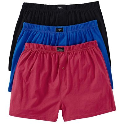 bonprix Ledigt skurna boxershorts i bomullsjersey (3-pack) bonprix Ledigt skurna boxershorts i bomullsjersey (3-pack)