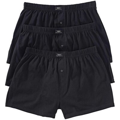 bonprix Ledigt skurna boxershorts i bomullsjersey (3-pack) bonprix Ledigt skurna boxershorts i bomullsjersey (3-pack)