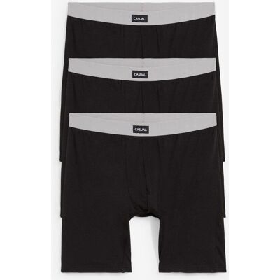 bonprix Långa boxershorts med bomull, tajta (3-pack) bonprix Långa boxershorts med bomull, tajta (3-pack)