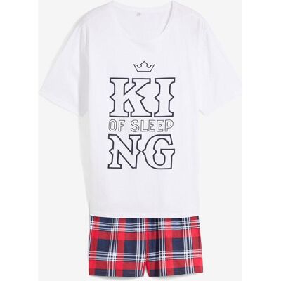 bonprix Pyjamas med shorts och korta ärmar, av ren bomull bonprix Pyjamas med shorts och korta ärmar, av ren bomull