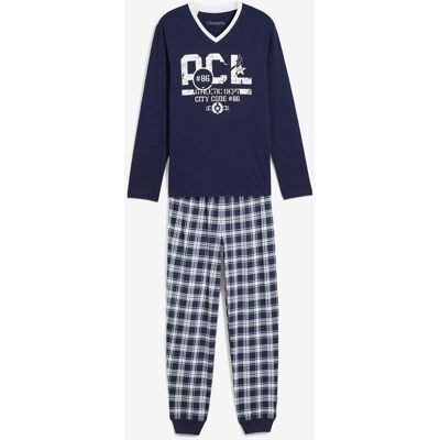 bonprix Pyjamas med bomull och långa ärmar bonprix Pyjamas med bomull och långa ärmar