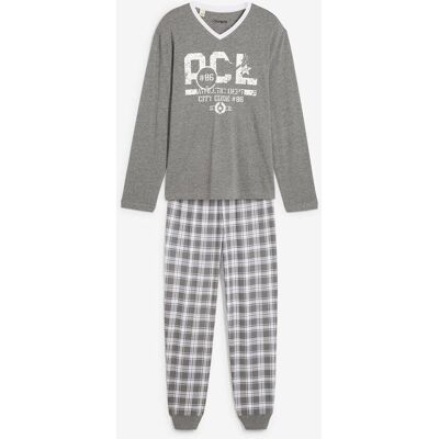 bonprix Pyjamas med bomull och långa ärmar bonprix Pyjamas med bomull och långa ärmar