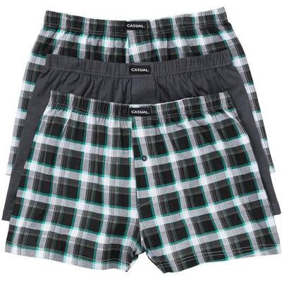 bonprix Lediga boxershorts i bomullsjersey (3-pack) bonprix Lediga boxershorts i bomullsjersey (3-pack)