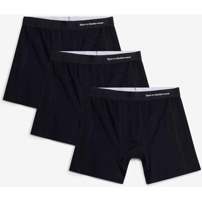 bonprix Medellånga boxershorts i tajt modell med ekologisk bomull (3-pack) bonprix Medellånga boxershorts i tajt modell med ekologisk bomull (3-pack)