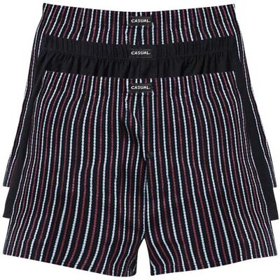 bonprix Lediga jerseyboxershorts i bomull (3-pack) bonprix Lediga jerseyboxershorts i bomull (3-pack)