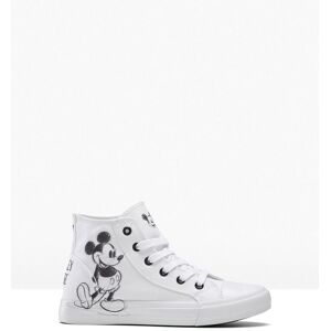 bonprix Disney Musse Pigg-sneakers av bomullscanvas, med höga skaft bonprix Disney Musse Pigg-sneakers av bomullscanvas, med höga skaft