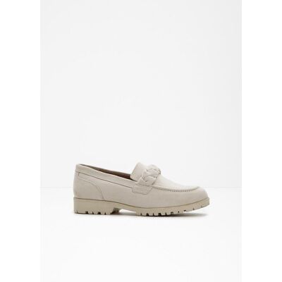 bonprix Kraftiga loafers med flätade remmar bonprix Kraftiga loafers med flätade remmar