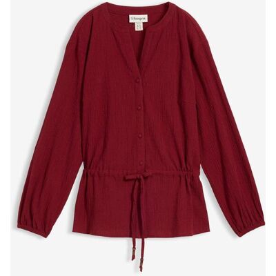 bonprix Blus i krinklat material med struktur bonprix Blus i krinklat material med struktur