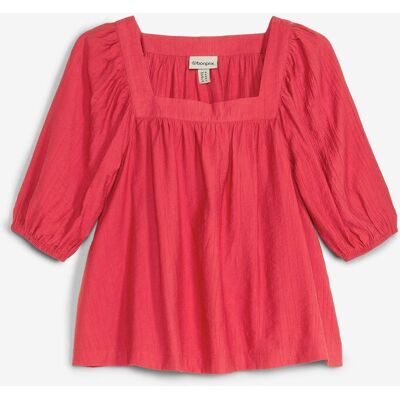 bonprix Blus av krinklat material med struktur bonprix Blus av krinklat material med struktur