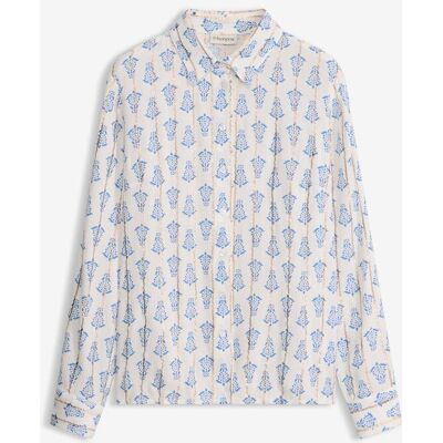 bonprix Blus av viskos med struktur och glittrande effekter bonprix Blus av viskos med struktur och glittrande effekter