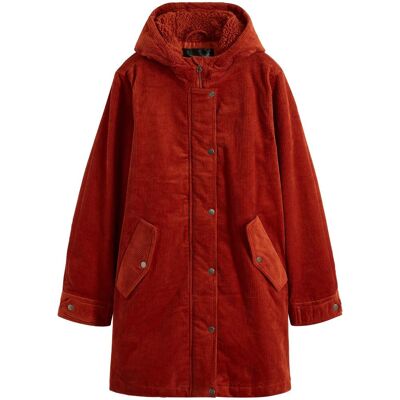 bonprix Varm A-linjeformad manchesterparkas med teddypäls i huvan bonprix Varm A-linjeformad manchesterparkas med teddypäls i huvan
