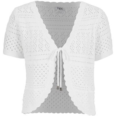 bonprix Virkad bolero i kort modell bonprix Virkad bolero i kort modell