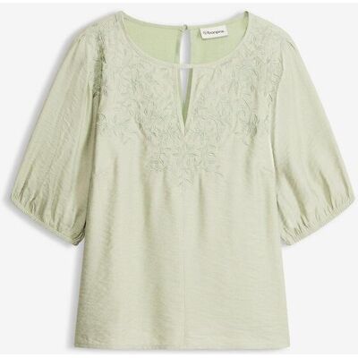 bonprix Lätt transparent blustunika med broderi bonprix Lätt transparent blustunika med broderi