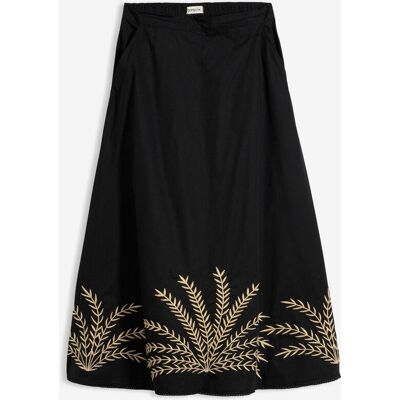 bonprix Maxikjol med broderi bonprix Maxikjol med broderi