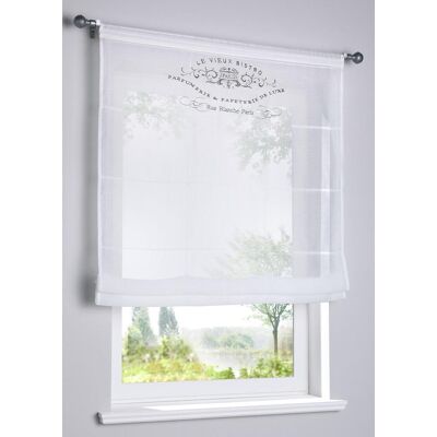 bonprix Transparent hissgardin med broderi bonprix Transparent hissgardin med broderi