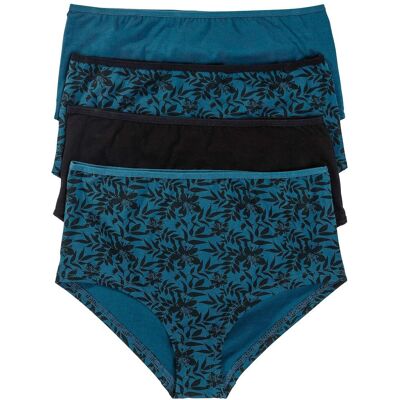 bonprix Maxihipstertrosa (4-pack) med ekologisk bomull bonprix Maxihipstertrosa (4-pack) med ekologisk bomull