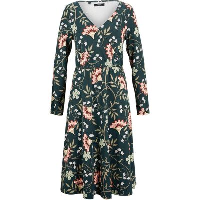 bonprix Jerseyklänning i bomull med omlottlook bonprix Jerseyklänning i bomull med omlottlook