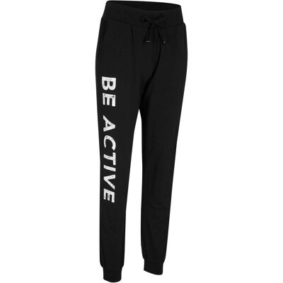 bonprix Joggingbyxa i bomull med tryck och avslappnad passform bonprix Joggingbyxa i bomull med tryck och avslappnad passform