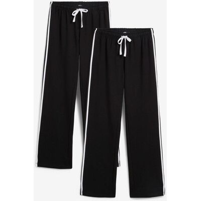 bonprix Joggingbyxa i kraftig ren bomull, (2-pack) bonprix Joggingbyxa i kraftig ren bomull, (2-pack)