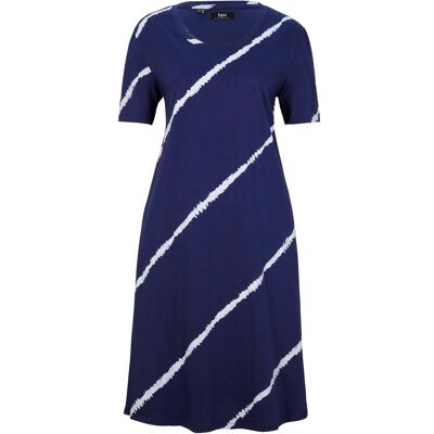 bonprix A-linjeformad knälång t-shirtklänning med fickor, i ekologisk bomull bonprix A-linjeformad knälång t-shirtklänning med fickor, i ekologisk bomull